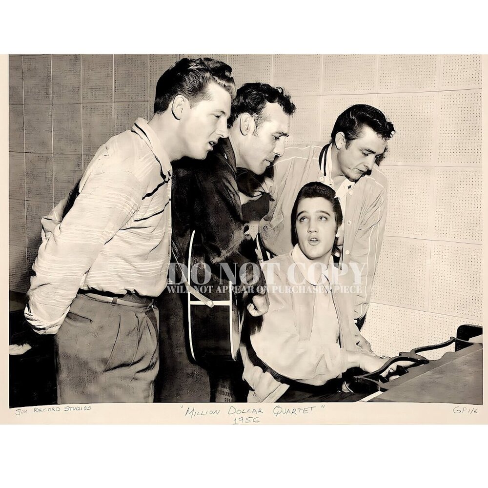 The Million Dollar Quartet Photograph 11 X 15 | Rare 1956 Photo | Poster Print